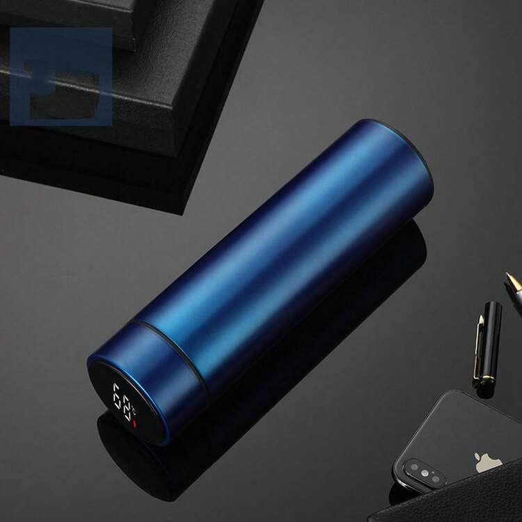 500ml/16.9oz, Stainless Steel & Temperature Display Smart Vacuum Insulated Bottle