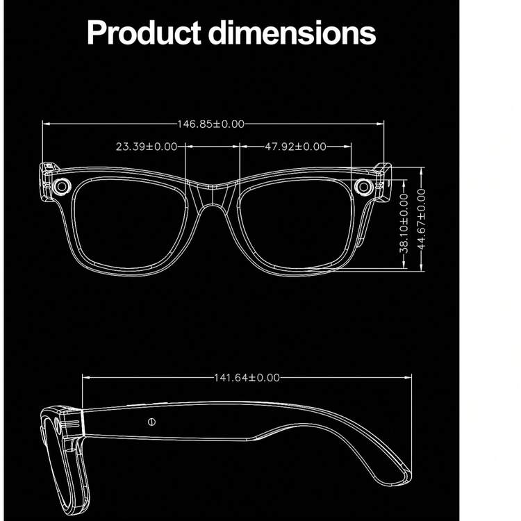 Smart AI Photography And Video Glasses