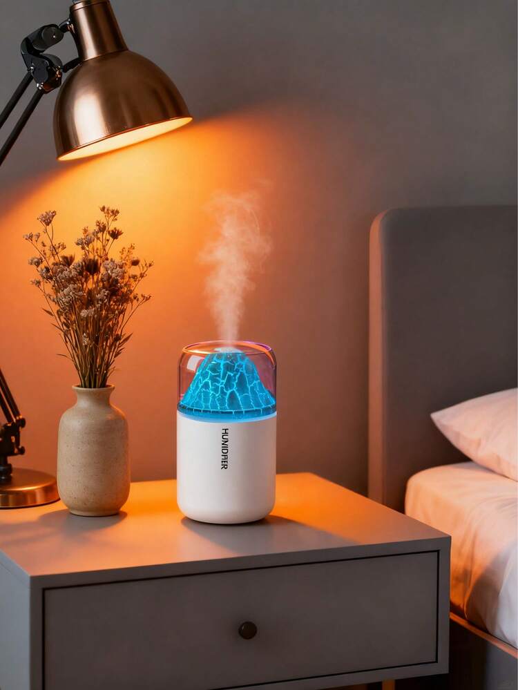 180ml Colourful Volcano Humidifier -  USB Powered