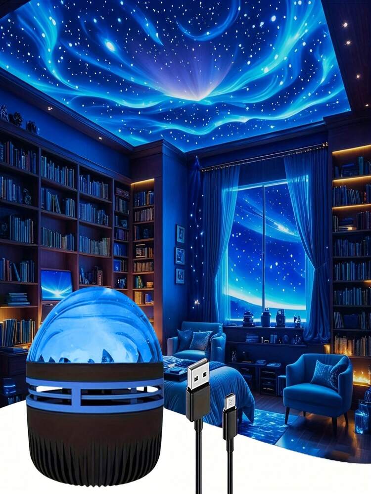 Nebula Aurora Galaxy Starry Sky Projection Lamp