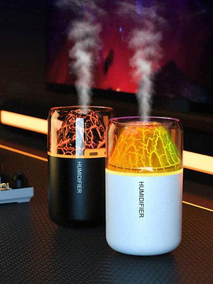 180ml Colourful Volcano Humidifier -  USB Powered