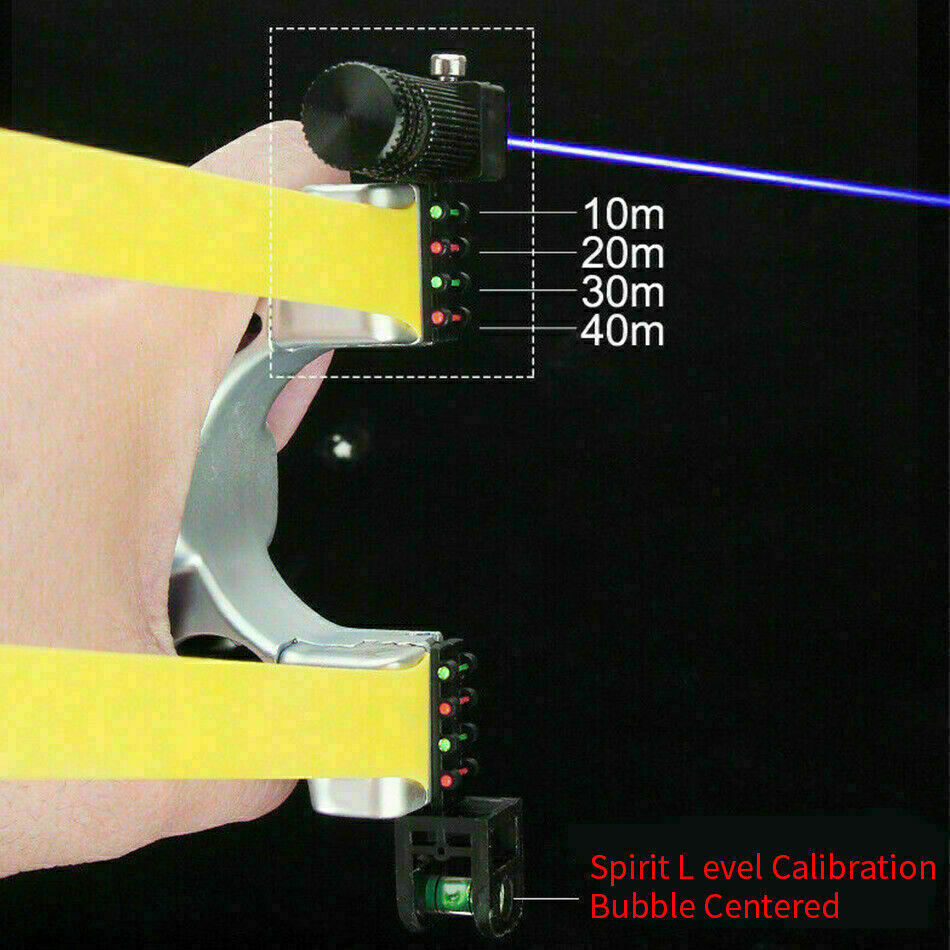 Laser Slingshot with Red Dot Sight