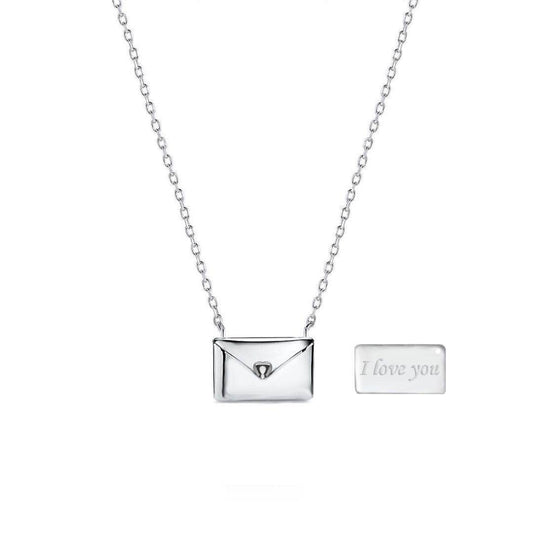 Envelope Pendant Necklace